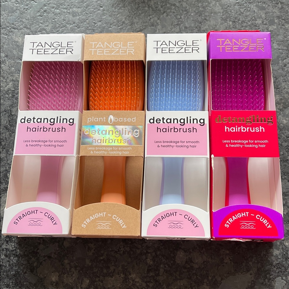 Tangle Teezer Detangling Hairbrush for all hair types =   less breakage